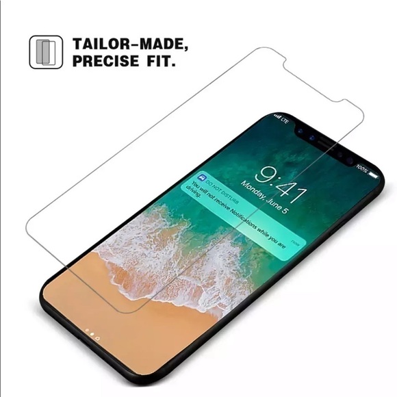 3x Apple iPhone XS Max Tempered Glass Screen Protector 3 PACK Armor Defense 9H - Picture 5 of 8